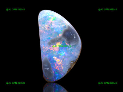 6.00 Cts Lab-Created Doublet Opal Fancy Cabochon Gemstone 16x9x4 mm D-118