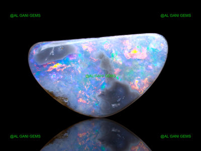 6.00 Cts Lab-Created Doublet Opal Fancy Cabochon Gemstone 16x9x4 mm D-118