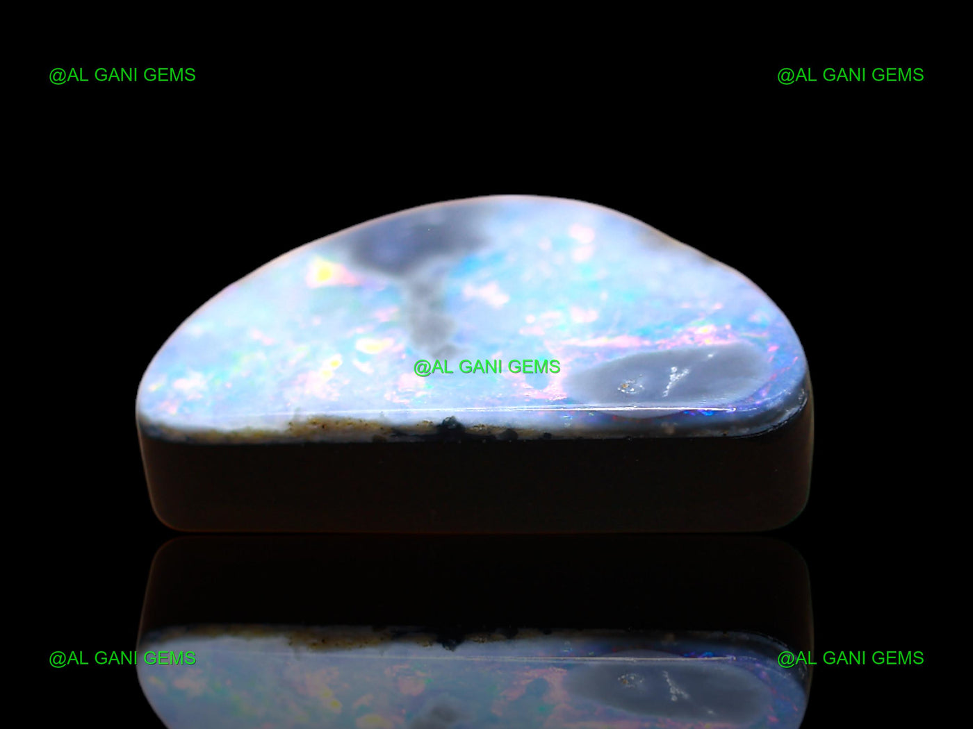 6.00 Cts Lab-Created Doublet Opal Fancy Cabochon Gemstone 16x9x4 mm D-118