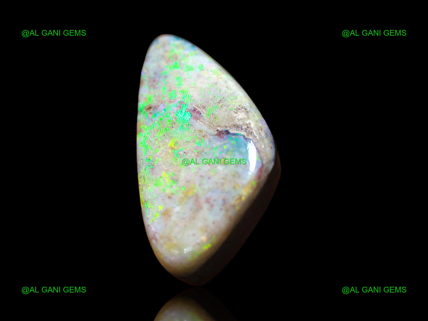 8.00 Cts Lab-Created Doublet Opal Fancy Cabochon Gemstone 19x10x5 mm D-120