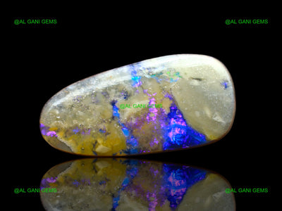 9.00 Cts Lab-Created Doublet Opal Gemstone Fancy Cabochon 21x10x4 mm D-122