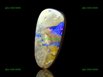 9.00 Cts Lab-Created Doublet Opal Gemstone Fancy Cabochon 21x10x4 mm D-122