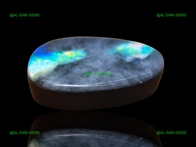 Lab-Created Doublet Opal Gemstone Fancy Cabochon 10.00 Cts 18x12x4 mm D-123