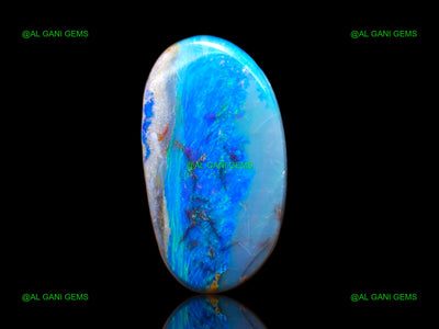 7.00 Cts Doublet Opal Gemstone Fancy Cabochon Lab-Created 16x9x4 mm D-125