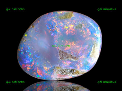 7.00 Cts Lab-Created Doublet Opal Gemstone Fancy Cabochon 14x12x4 mm D-126