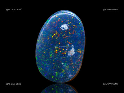 5.00 Cts Lab-Created Doublet Opal Oval Cabochon Loose Gemstone 14x9x3 mm D-127