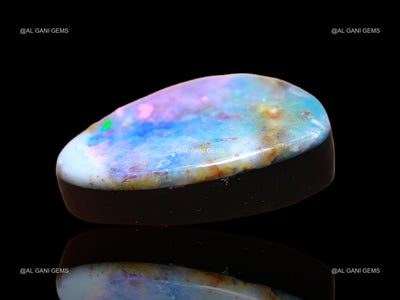 Lab-Created Doublet Opal Gemstone Fancy Cabochon 7.00 Cts 16x10x5 mm D-129