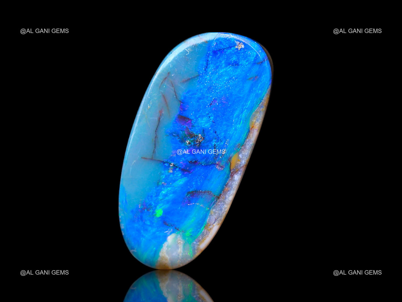 7.00 Cts Lab-Created Doublet Opal Oval Cabochon Loose Gemstone 18x9x4 mm D-133