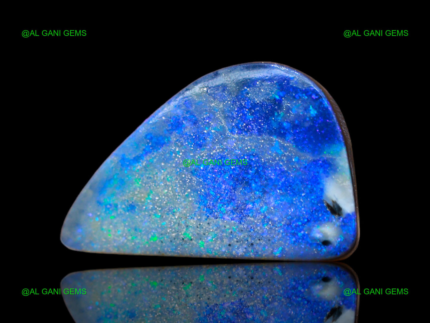 8.00 Cts Lab-Created Doublet Opal Gemstone Fancy Cabochon 17x11x4 mm D-134