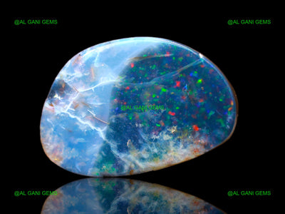 7.00 Cts Lab-Created Doublet Opal Fancy Cabochon Gemstone 16x10x4 mm D-136