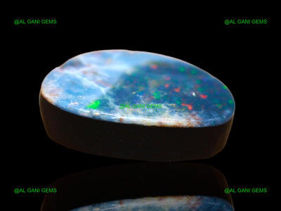 7.00 Cts Lab-Created Doublet Opal Fancy Cabochon Gemstone 16x10x4 mm D-136