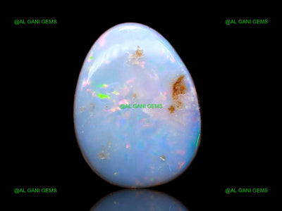 Lab-Created Doublet Opal Gemstone 8.00 Cts Oval Cabochon 14x11x5 mm D-138