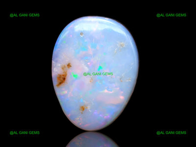 Lab-Created Doublet Opal Gemstone 8.00 Cts Oval Cabochon 14x11x5 mm D-138