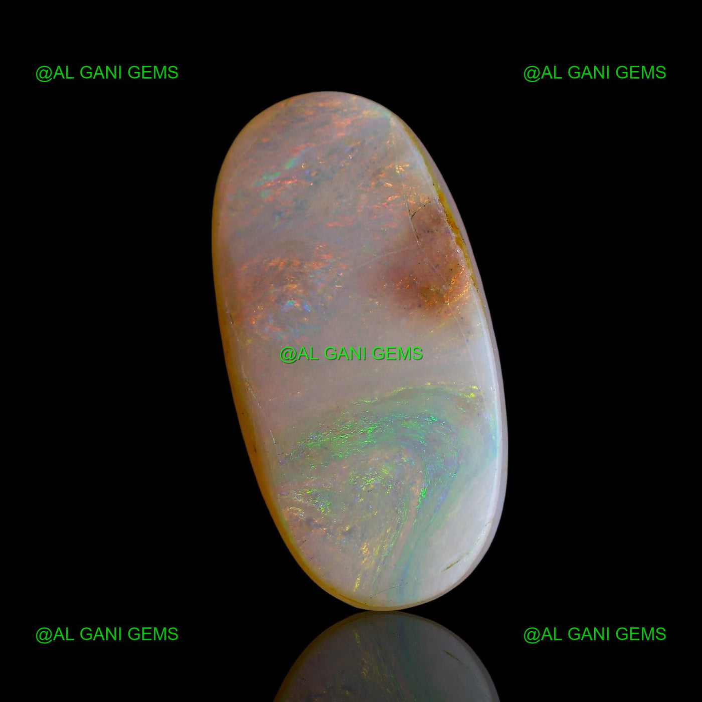 11.00 Cts Natural Doublet Opal Loose Gemstone Oval Cabochon 23x11x5 mm D-194