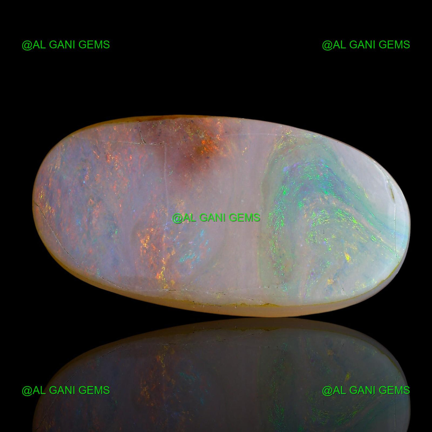 11.00 Cts Natural Doublet Opal Loose Gemstone Oval Cabochon 23x11x5 mm D-194