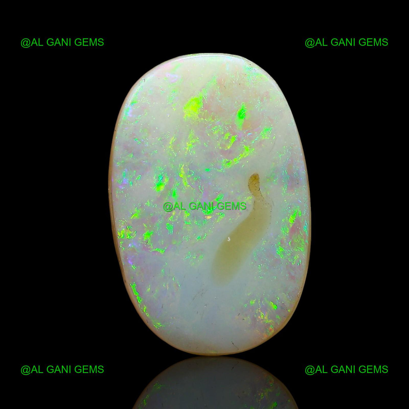 11.00 Cts Doublet Opal Loose Gemstone Oval Cabochon Natural 18x11x6 mm D-196