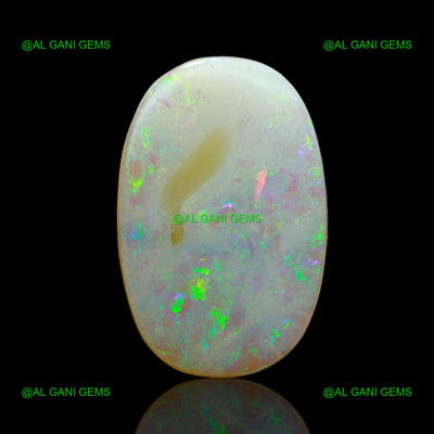 11.00 Cts Doublet Opal Loose Gemstone Oval Cabochon Natural 18x11x6 mm D-196