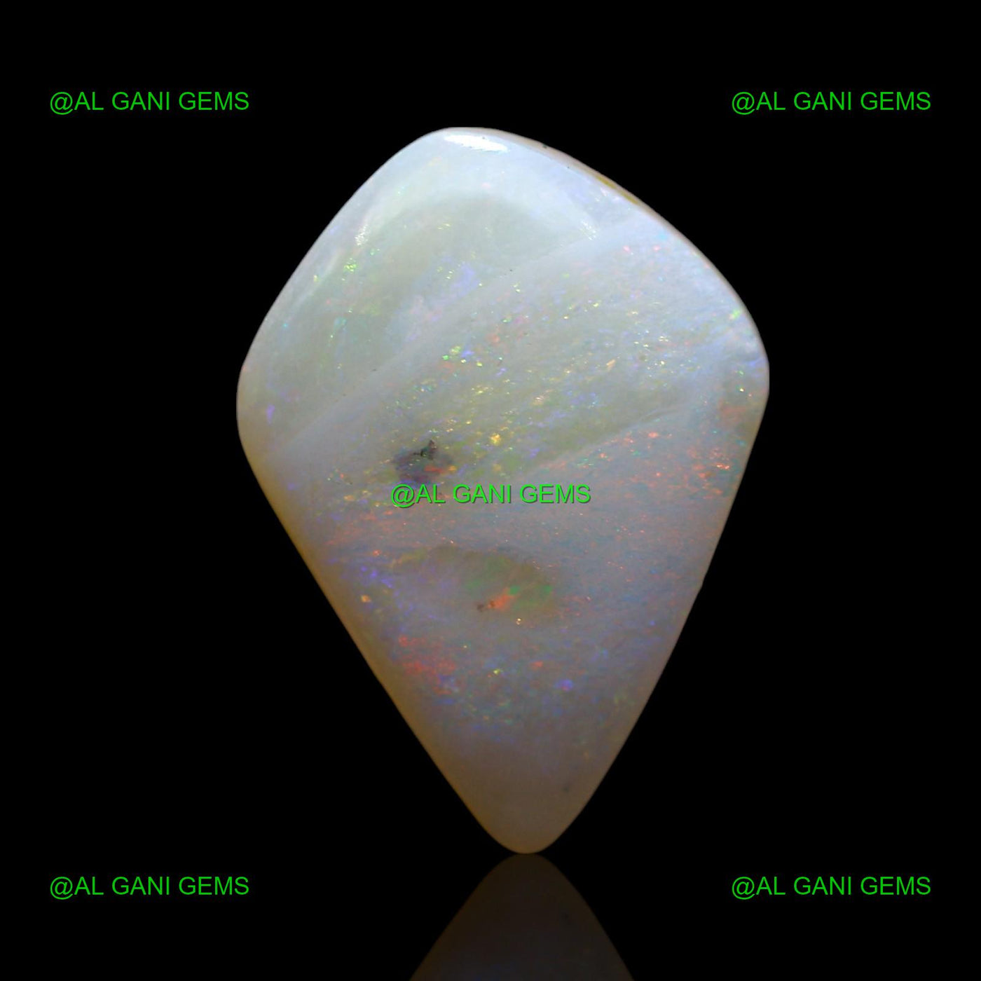 Natural Doublet Opal Gemstone 8.00 Cts Loose Fancy Cabochon 17x12x6 mm D-198