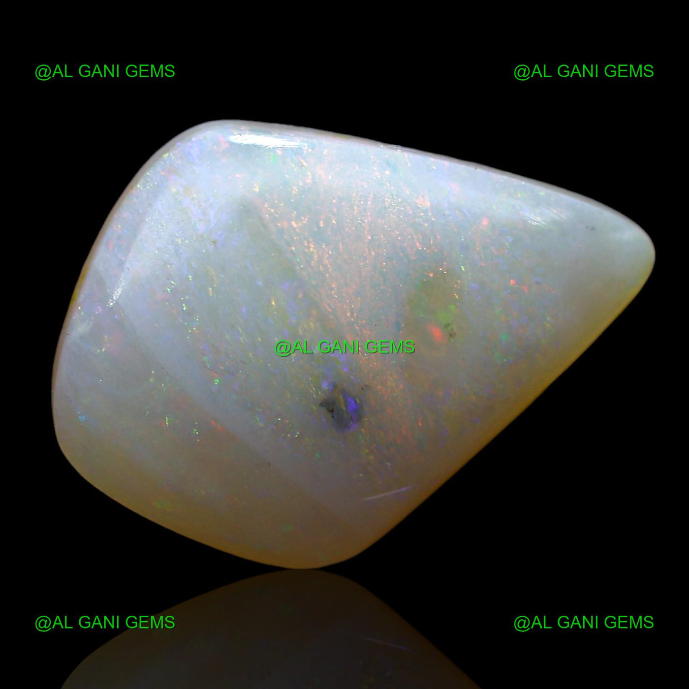 Natural Doublet Opal Gemstone 8.00 Cts Loose Fancy Cabochon 17x12x6 mm D-198