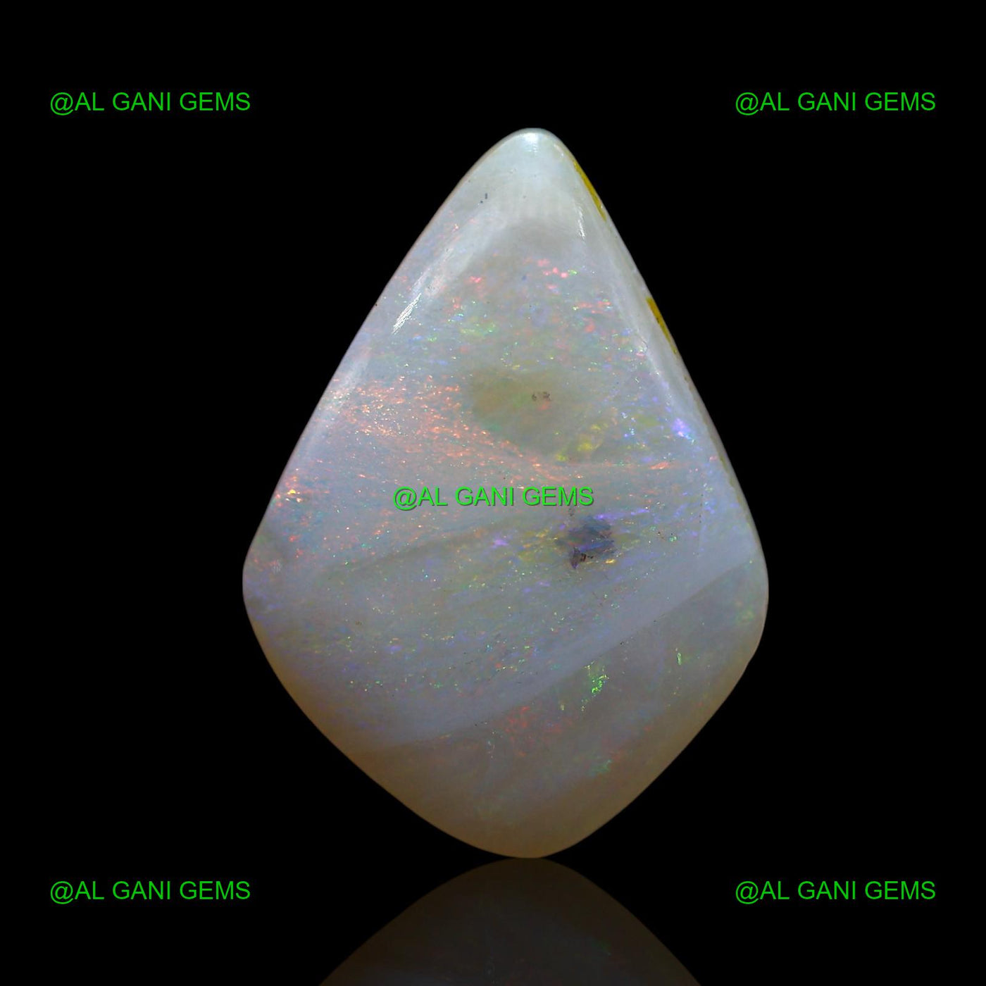 Natural Doublet Opal Gemstone 8.00 Cts Loose Fancy Cabochon 17x12x6 mm D-198