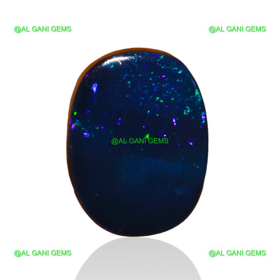 9.70 Cts Lab-Created Doublet Opal Gemstone Oval Cabochon 16x12x4 mm D-19