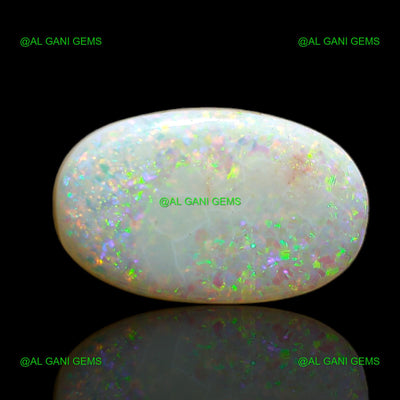 10.15 Cts Lab-Created Doublet Opal Oval Cabochon Gemstone 18x11x6 mm D-1