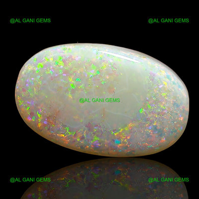 10.15 Cts Lab-Created Doublet Opal Oval Cabochon Gemstone 18x11x6 mm D-1