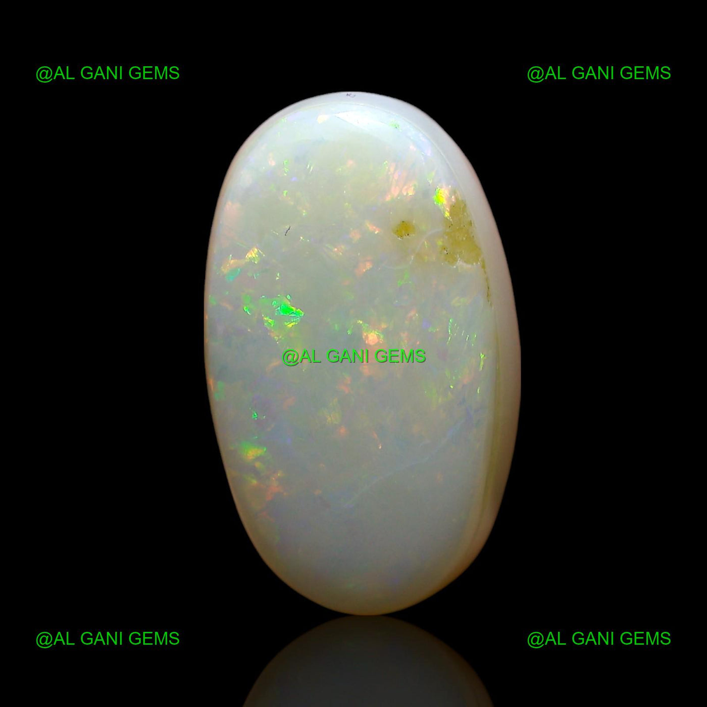 Natural Doublet Opal Loose Gemstone Oval Cabochon 7.00 Cts 16x9x5 mm D-201