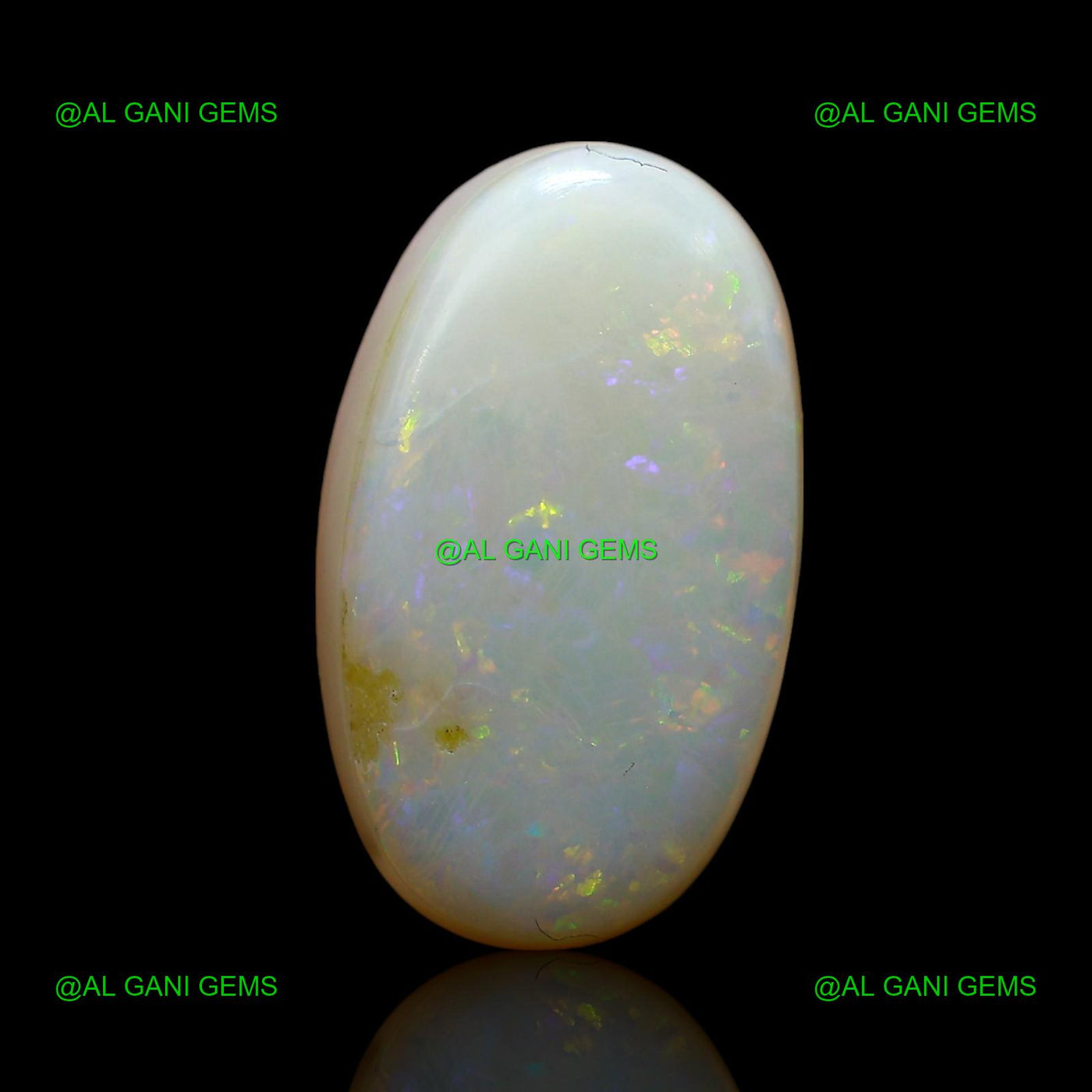 Natural Doublet Opal Loose Gemstone Oval Cabochon 7.00 Cts 16x9x5 mm D-201