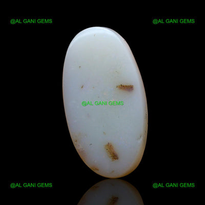 Natural Doublet Opal Gemstone 4.00 Cts Loose Oval Cabochon 16x8x3 mm D-202