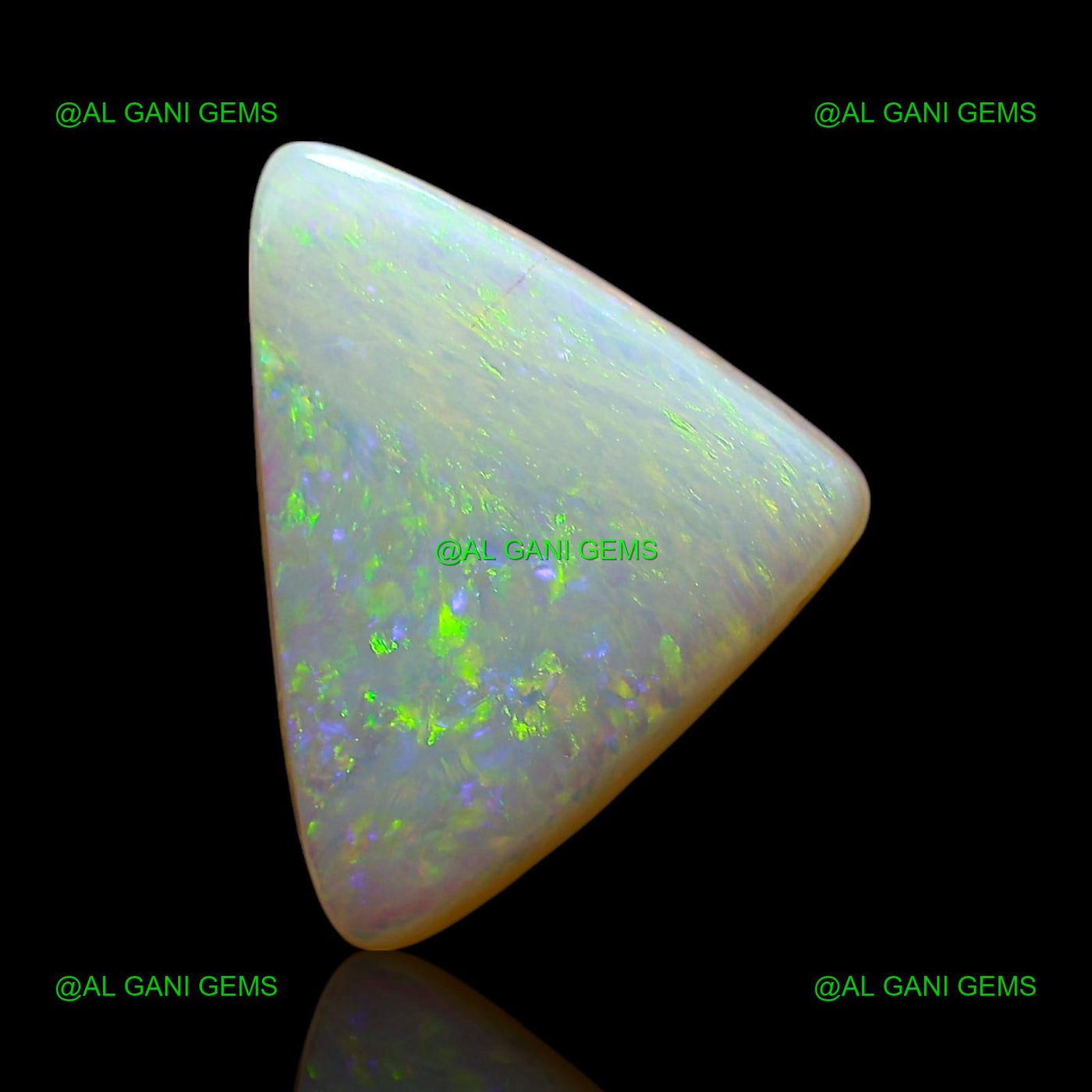 3.00 Cts Natural Doublet Opal Gemstone Trillion Cabochon 14x10x4 mm D-204