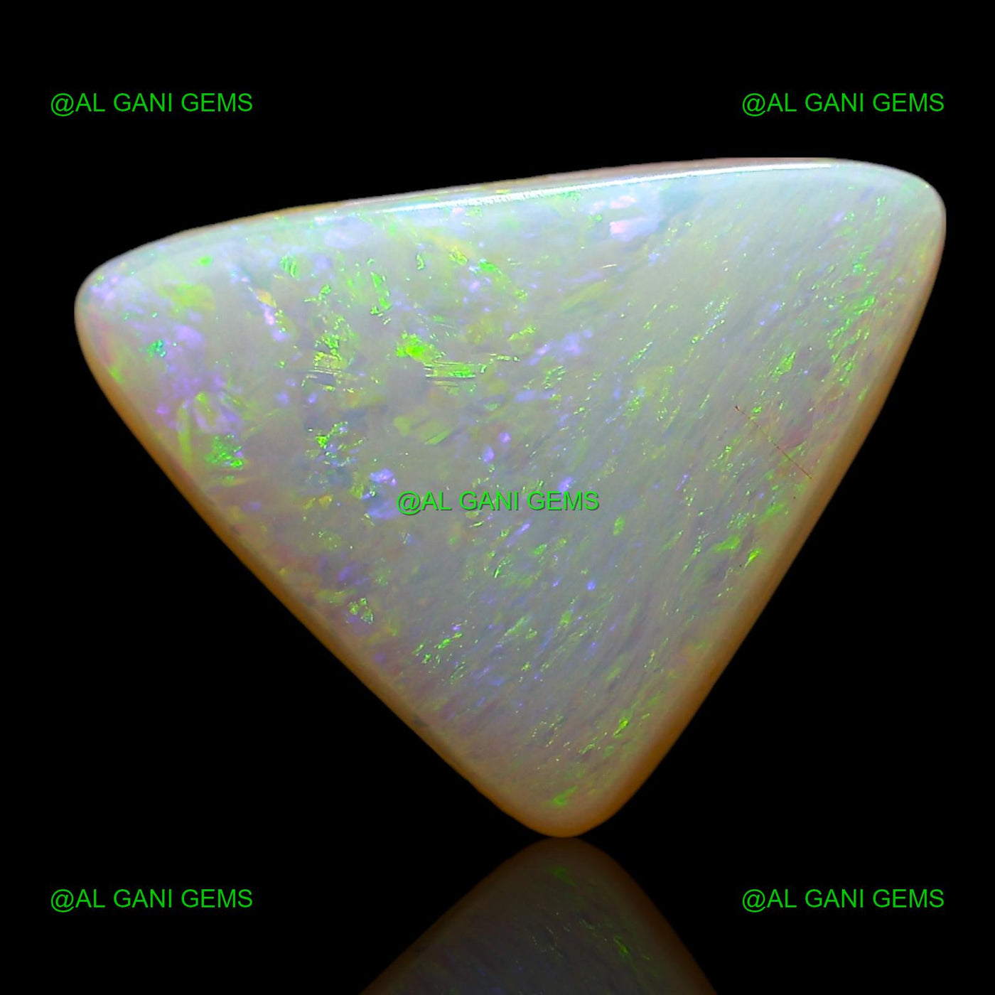 3.00 Cts Natural Doublet Opal Gemstone Trillion Cabochon 14x10x4 mm D-204