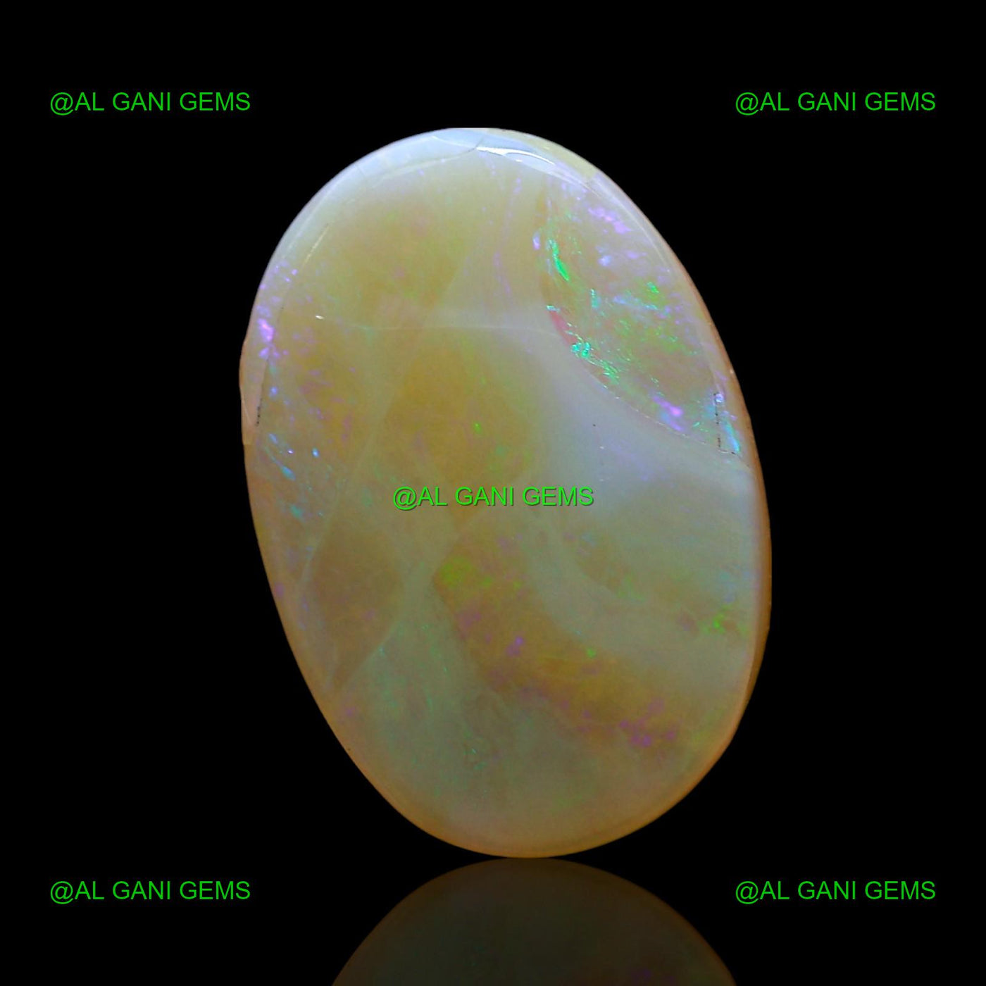 5.00 Cts Natural Doublet Opal Oval Cabochon Loose Gemstone 14x10x4 mm D-205