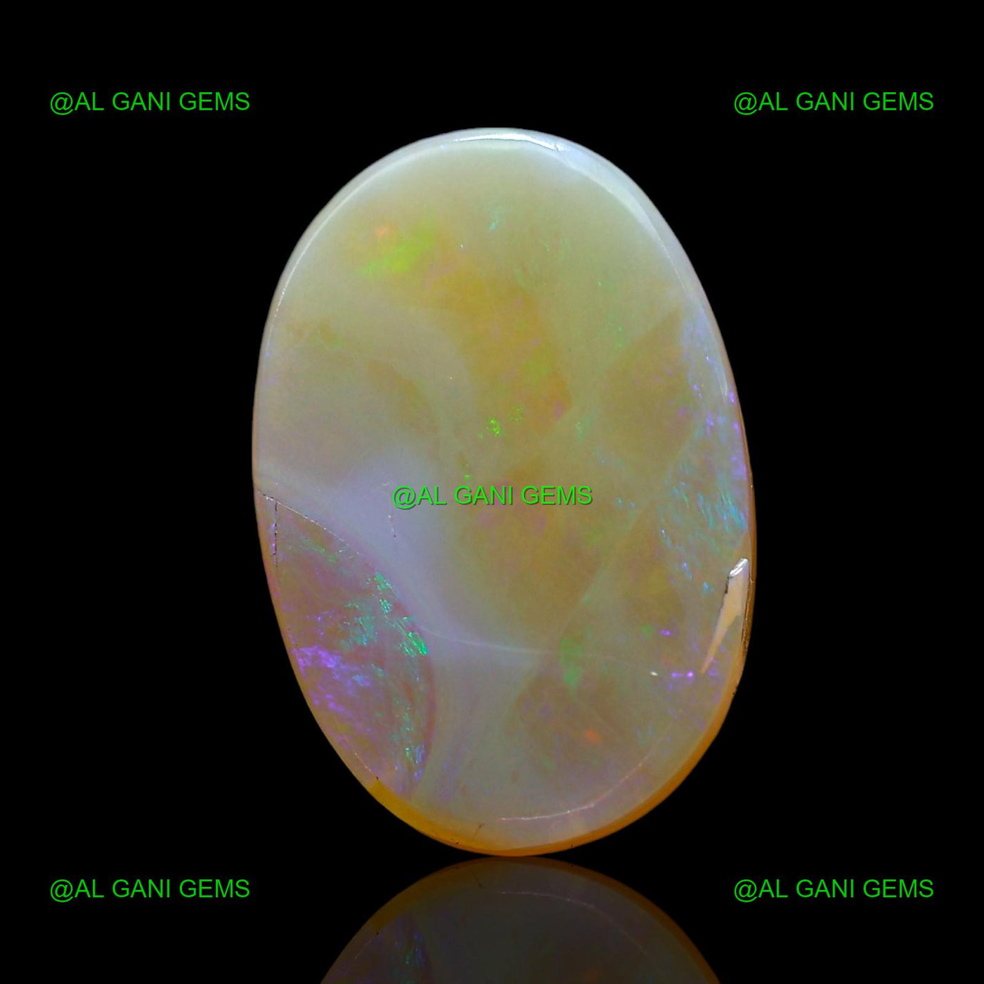 5.00 Cts Natural Doublet Opal Oval Cabochon Loose Gemstone 14x10x4 mm D-205