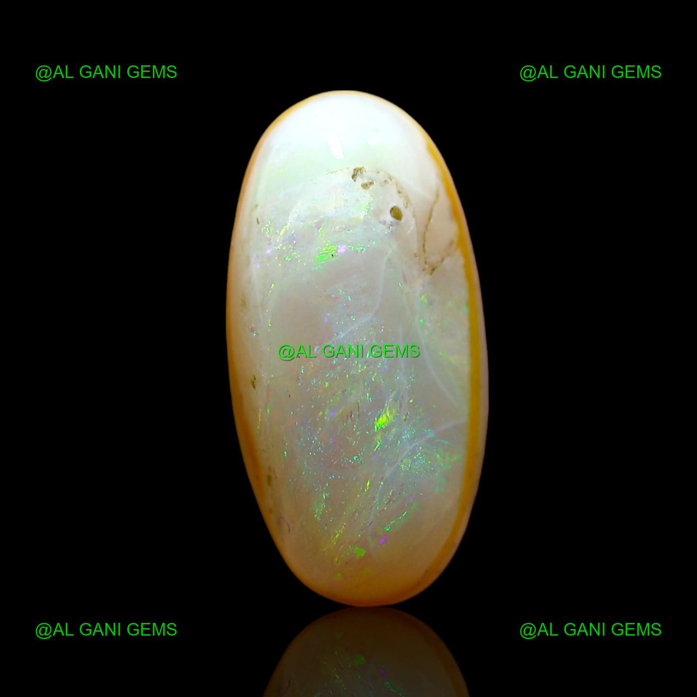 3.00 Cts Natural Doublet Opal Oval Cabochon Loose Gemstone 15x8x5 mm D-206