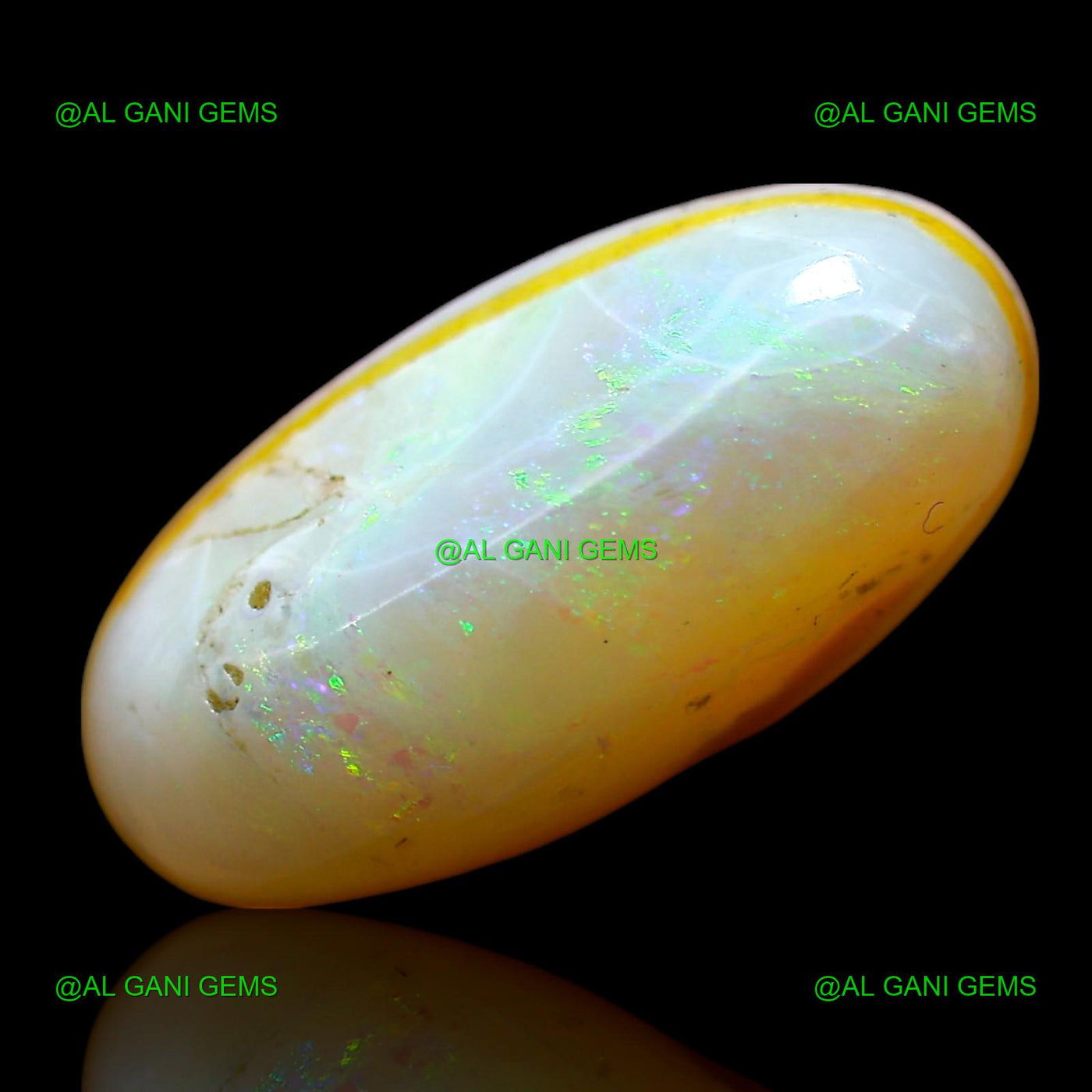 3.00 Cts Natural Doublet Opal Oval Cabochon Loose Gemstone 15x8x5 mm D-206