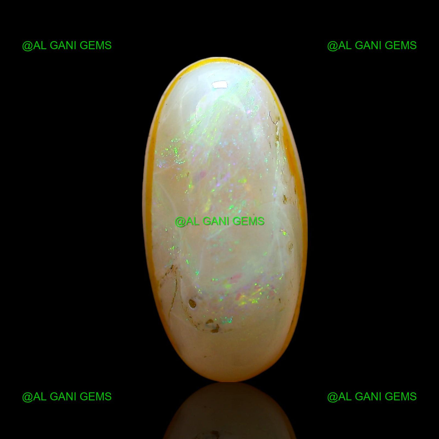 3.00 Cts Natural Doublet Opal Oval Cabochon Loose Gemstone 15x8x5 mm D-206