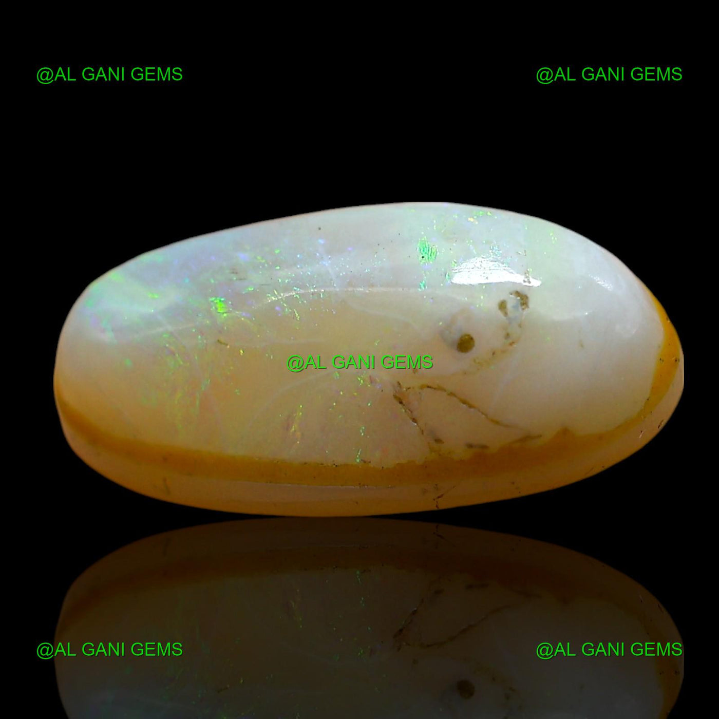 3.00 Cts Natural Doublet Opal Oval Cabochon Loose Gemstone 15x8x5 mm D-206