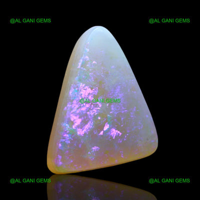 4.00 Cts Natural Doublet Opal Gemstone Trillion Cabochon 14x10x5 mm D-207