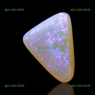 4.00 Cts Natural Doublet Opal Gemstone Trillion Cabochon 14x10x5 mm D-207