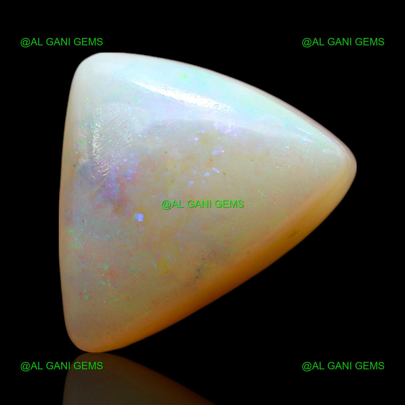 5.00 Cts Natural Doublet Opal Gemstone Trillion Cabochon 13x11x6 mm D-208