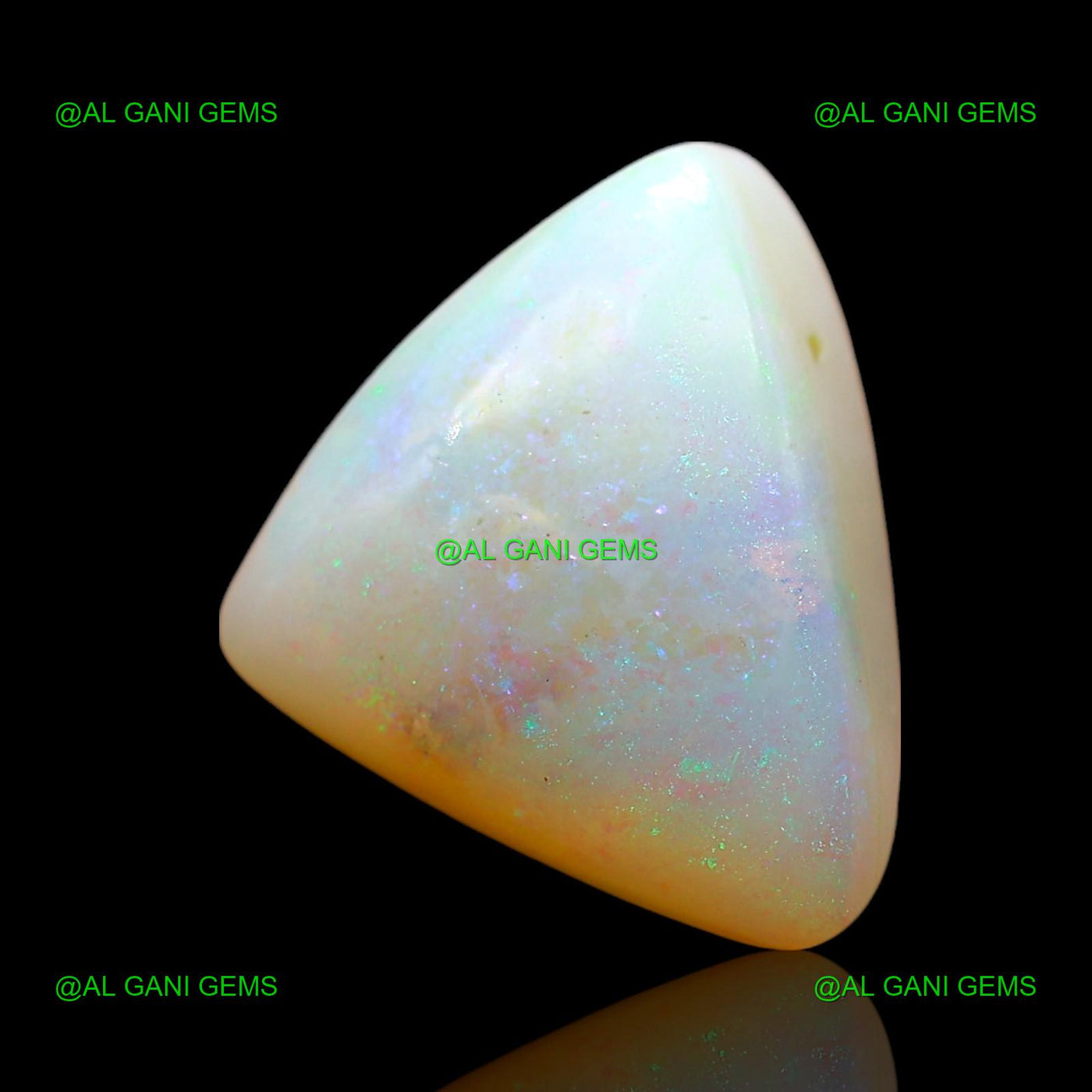 5.00 Cts Natural Doublet Opal Gemstone Trillion Cabochon 13x11x6 mm D-208