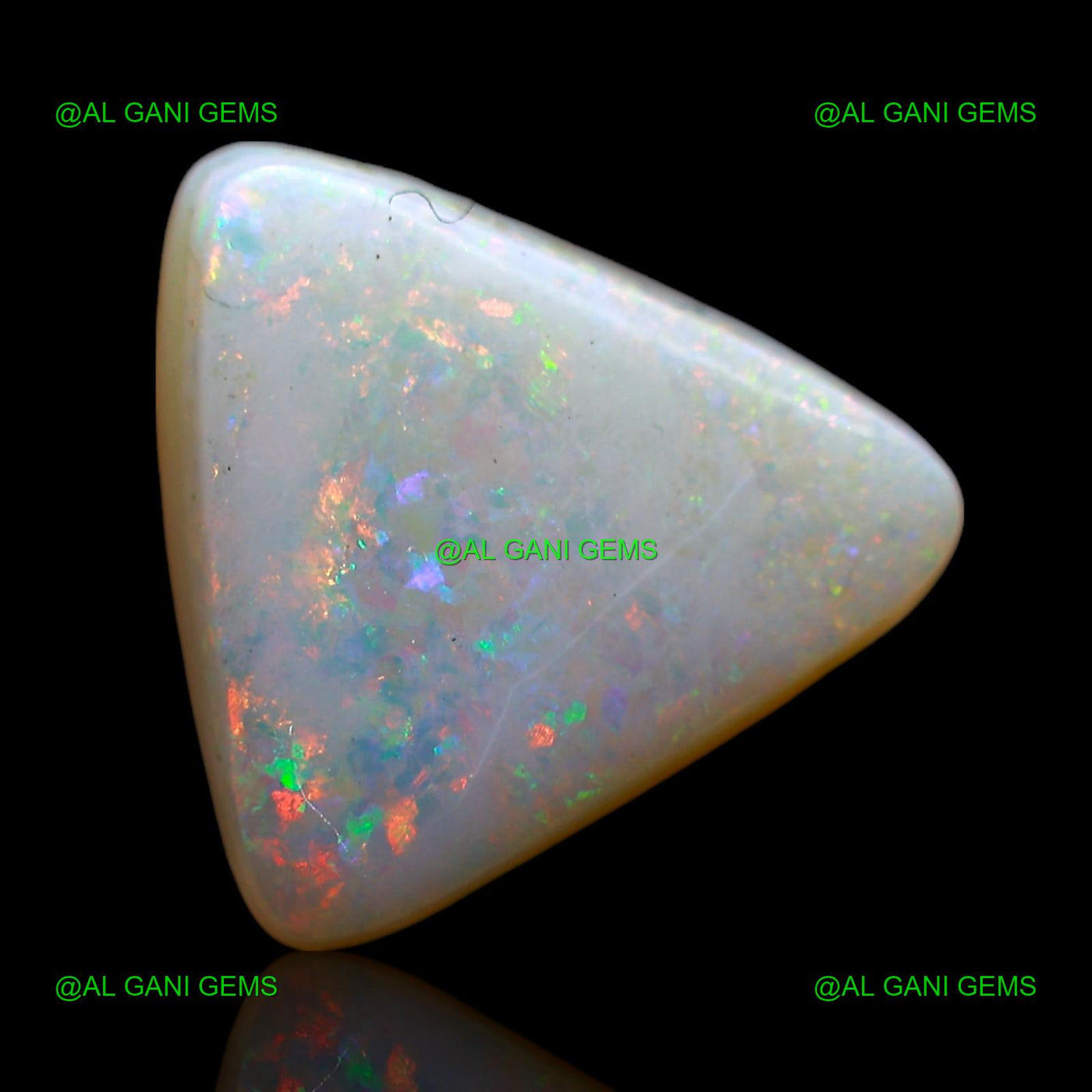 5.00 Cts Natural Doublet Opal Gemstone Trillion Cabochon 12x11x6 mm D-210