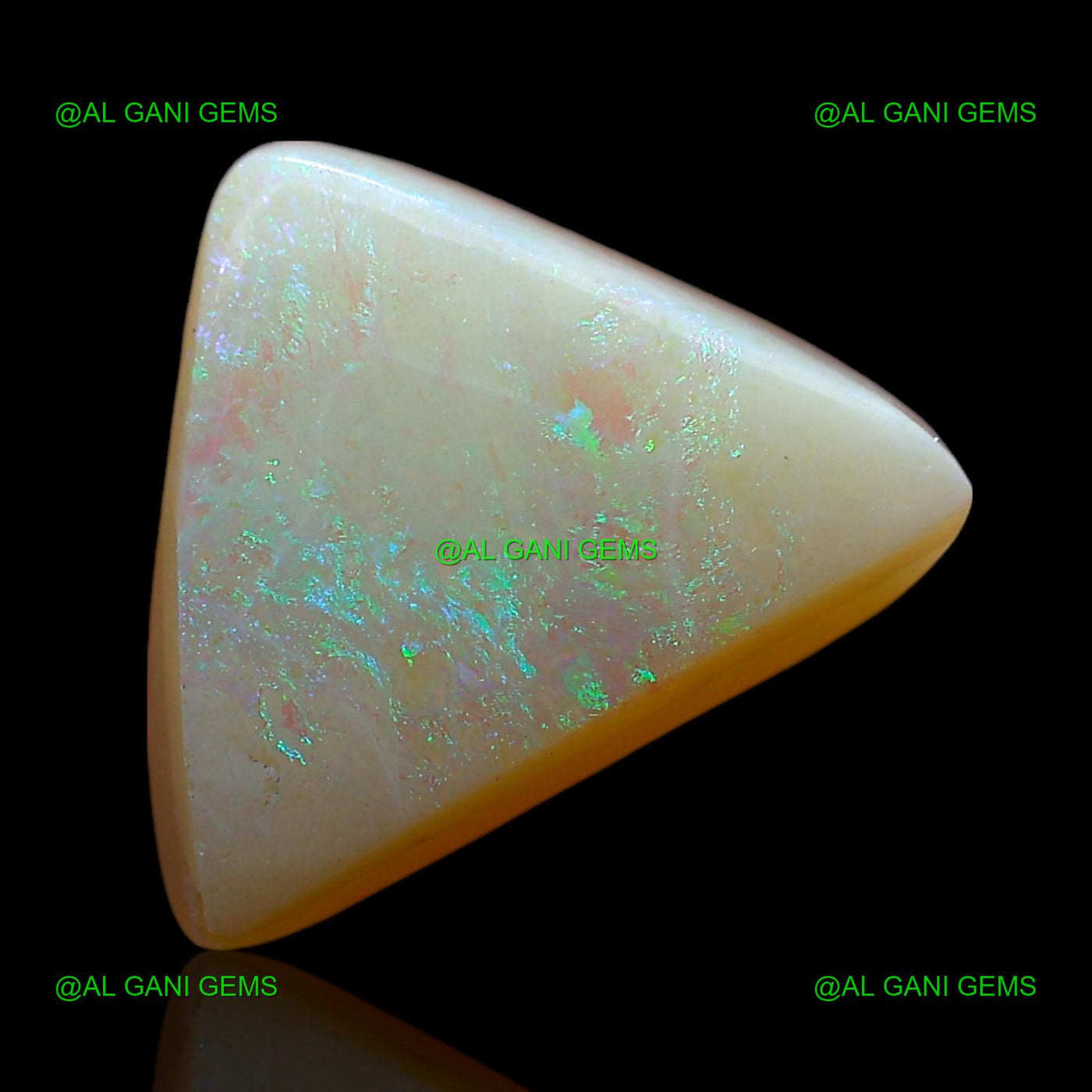 5.00 Cts Natural Doublet Opal Gemstone Trillion Cabochon 13x10x6 mm D-211