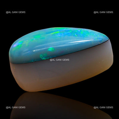 5.00 Cts Natural Doublet Opal Loose Gemstone Pear Cabochon 13x8x6 mm D-217