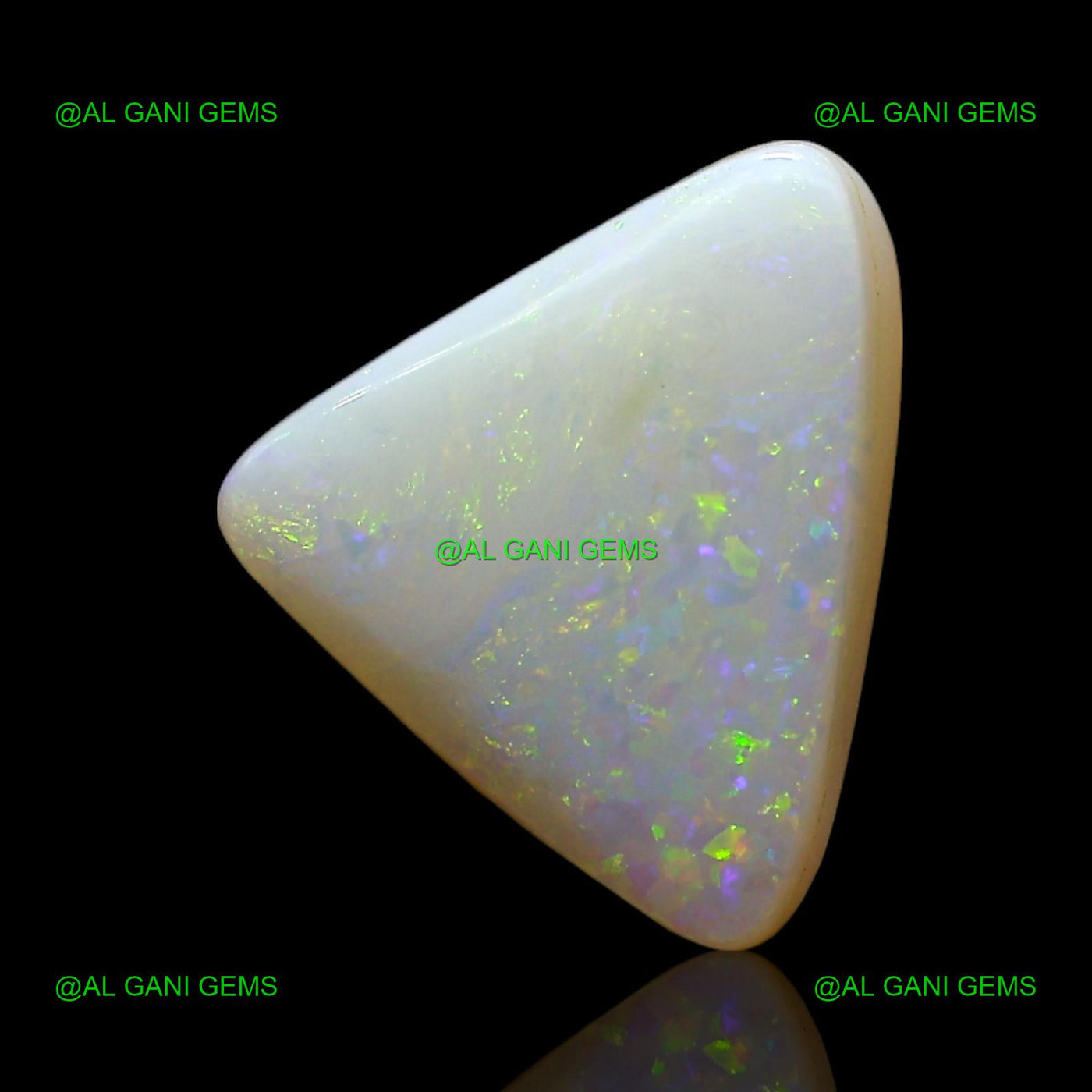 4.00 Cts Natural Doublet Opal Gemstone Trillion Cabochon 12x10x5 mm D-220