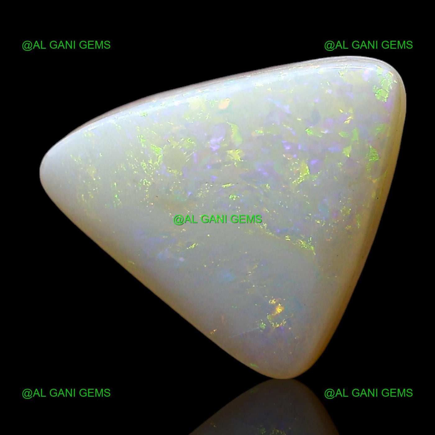 4.00 Cts Natural Doublet Opal Gemstone Trillion Cabochon 12x10x5 mm D-220