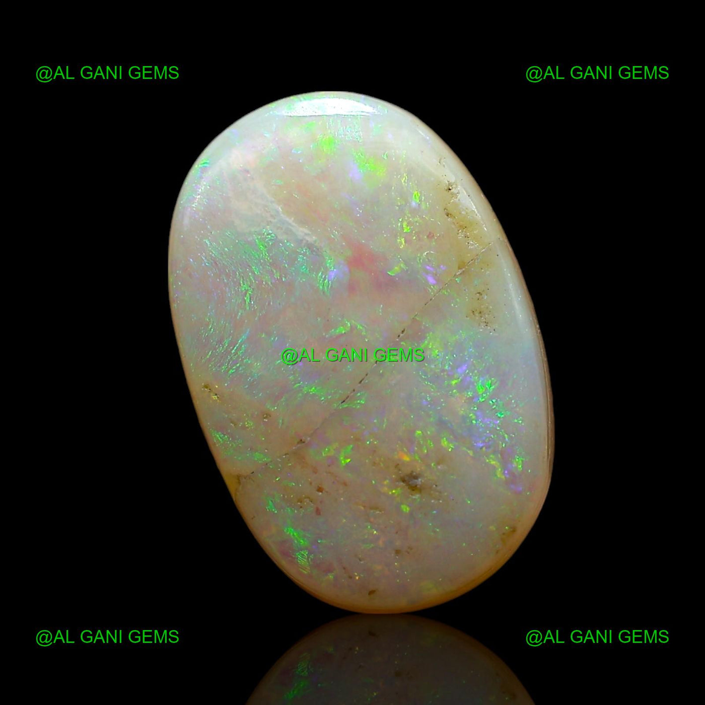 4.00 Cts Natural Doublet Opal Loose Gemstone Oval Cabochon 13x8x5 mm D-223