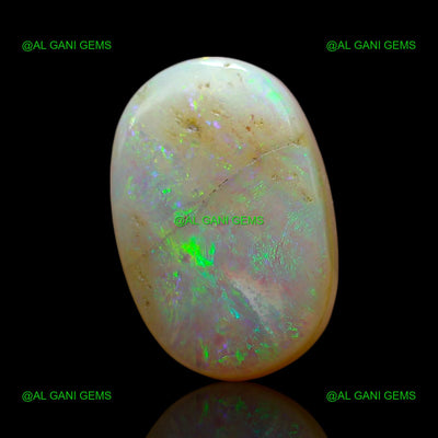 4.00 Cts Natural Doublet Opal Loose Gemstone Oval Cabochon 13x8x5 mm D-223