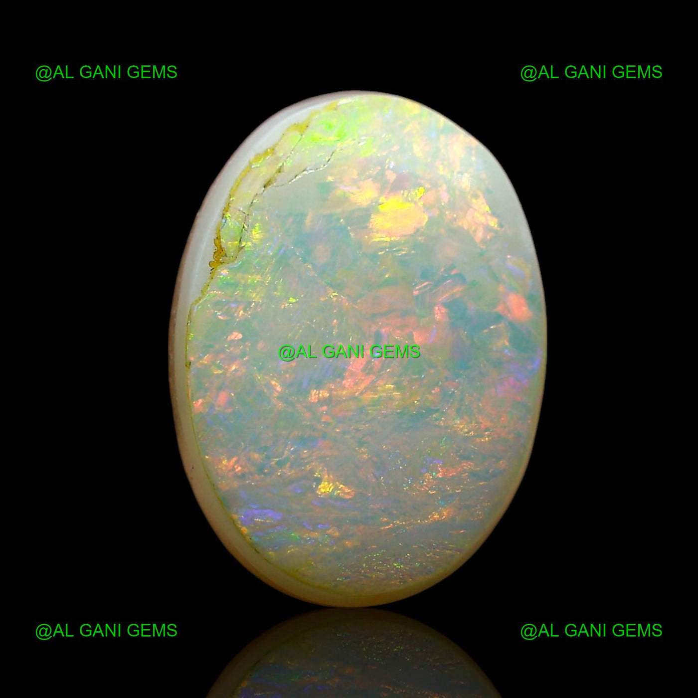 3.00 Cts Natural Doublet Opal Loose Gemstone Oval Cabochon 12x9x4 mm D-224